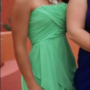 Lime green dress